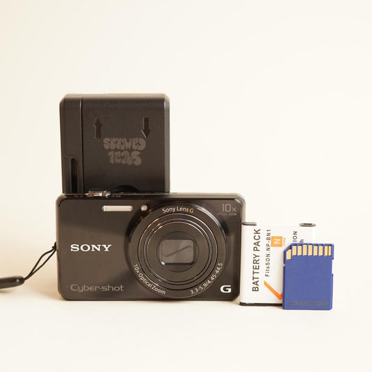 Sony Cyber-shot DSC-WX220 Digital Camera | 18.2MP | Tested & Working | Black