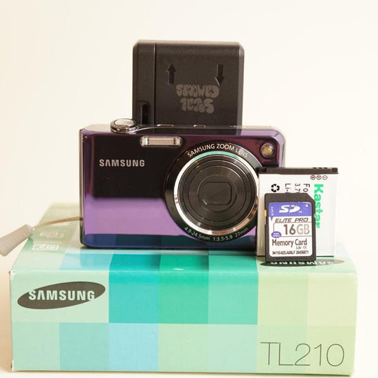 Samsung TL210 Digital Camera | 12.2MP | Tested & Working | Purple