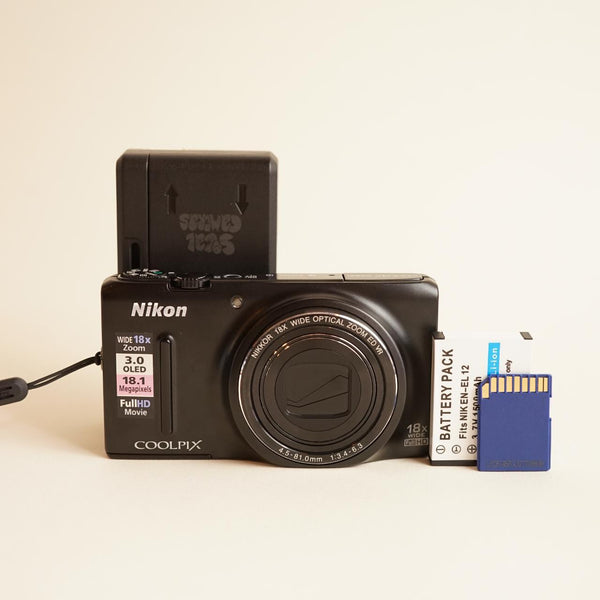 Nikon Coolpix S9400 Digital Camera | 18.1MP | Tested & Working