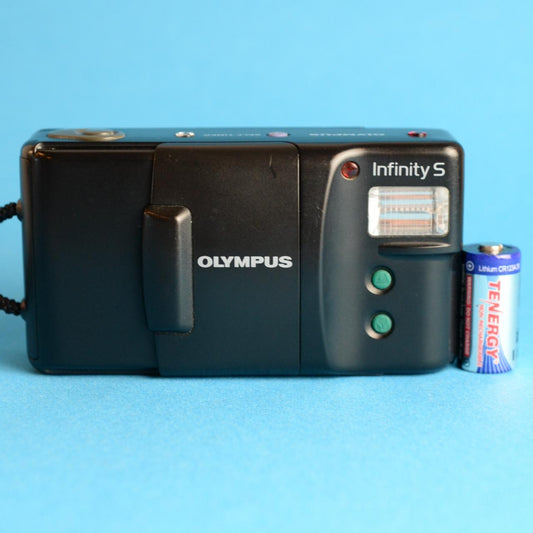 Olympus Infinity S | 35mm Film Camera | Tested & Working w/Warranty | Black