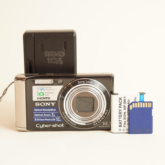 Sony Cyber-shot DSC-W370 Digital Camera | 14.1MP | Tested & Working | Black