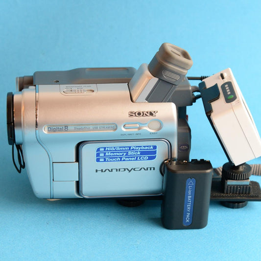 Sony Handycam DCR-TRV460 with Tapeless Accessories | Camcorder | Tested & Working | Silver