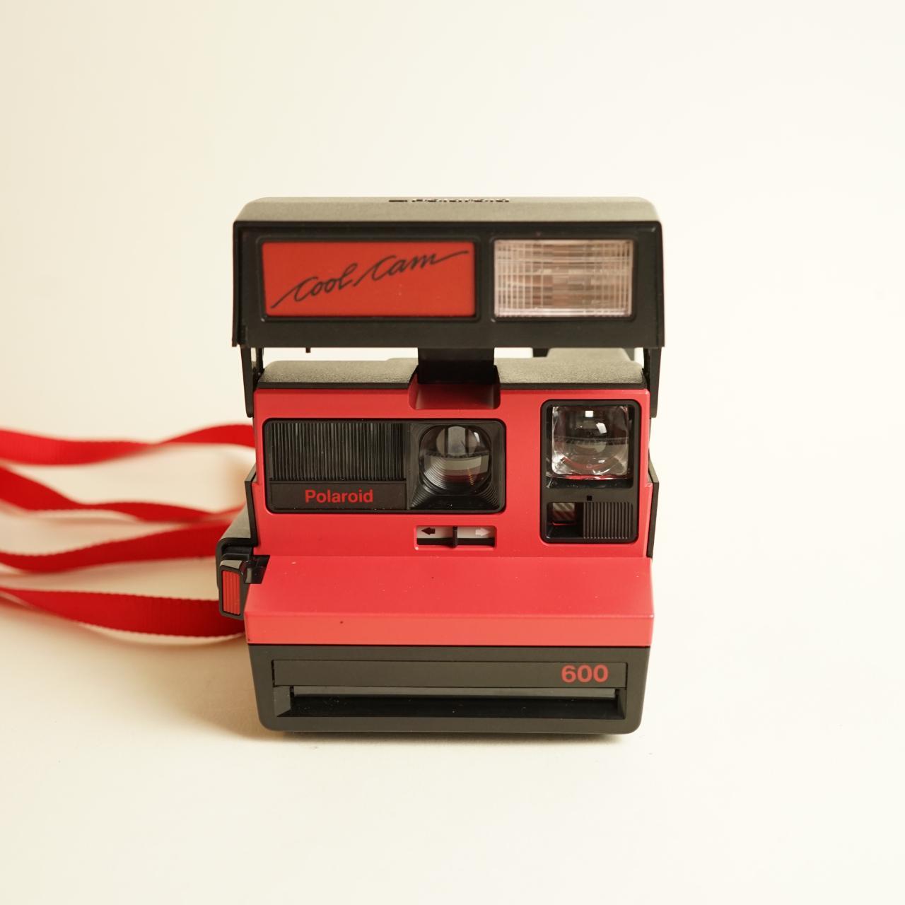 Polaroid Cool Cam Instant Film Camera | Tested & Working | Black & Red
