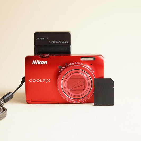 Nikon Coolpix S6300 Digital Camera | 16MP | Tested & Working | Red