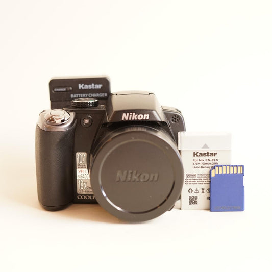 Nikon Coolpix P80 Digital Camera | 10.1MP | Tested & Working | Black