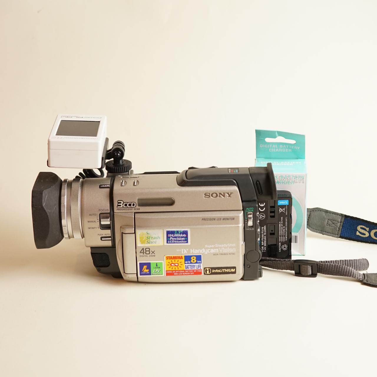 Sony Handycam Vision DCR-TRV900 Digital Camcorder | MiniDV | Tapeless Setup | Tested & Working | Silver