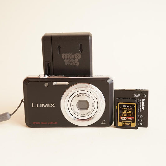 Panasonic Lumix DMC-FS28 Digital Camera | 14.1MP | Tested & Working | Black