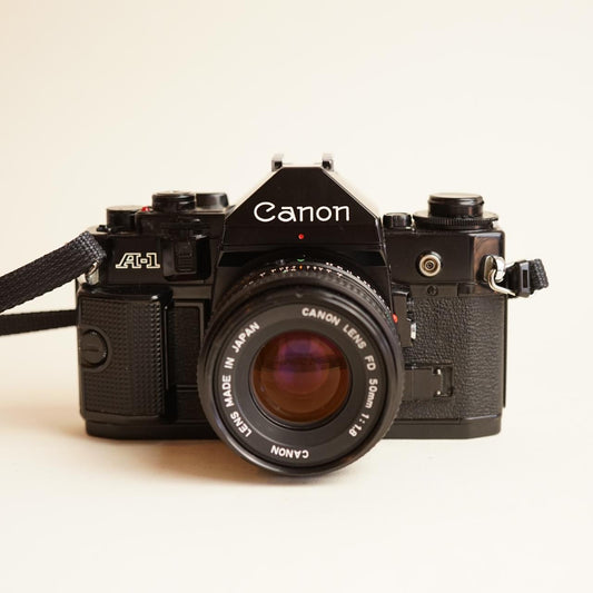 Canon A-1 Film Camera | 35mm SLR | Tested & Working | Black