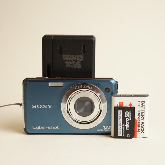 Sony Cyber-shot DSC-W230 Digital Camera | 12.1MP | Tested & Working | Blue