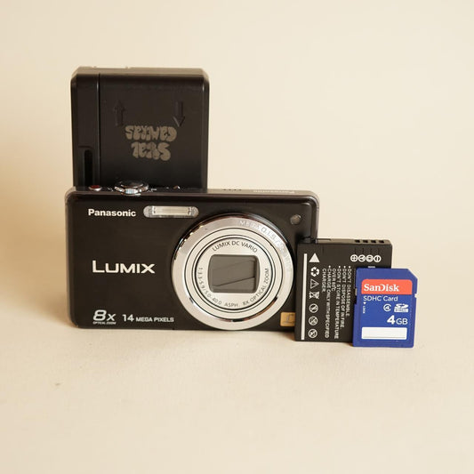 Panasonic Lumix DMC-FH20 Digital Camera | 14MP | Tested & Working w/Warranty | Black