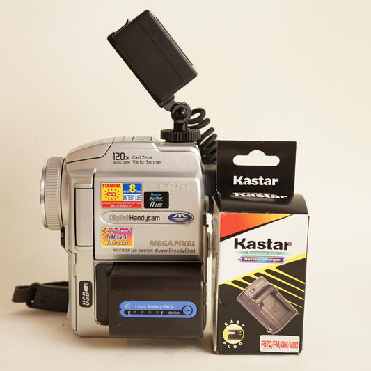 Sony Handycam DCR-PC110 MiniDV Camcorder with Tapeless Setup | Camcorder | Tested & Working | Silver