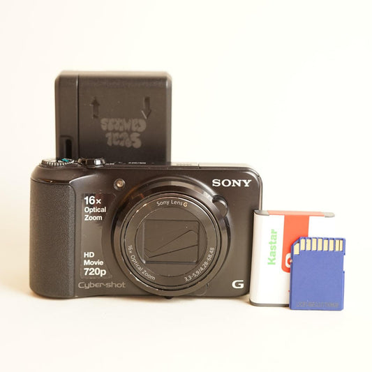 Sony Cyber-shot DSC-H90 Digital Camera | 16.1MP | Tested & Working | Black