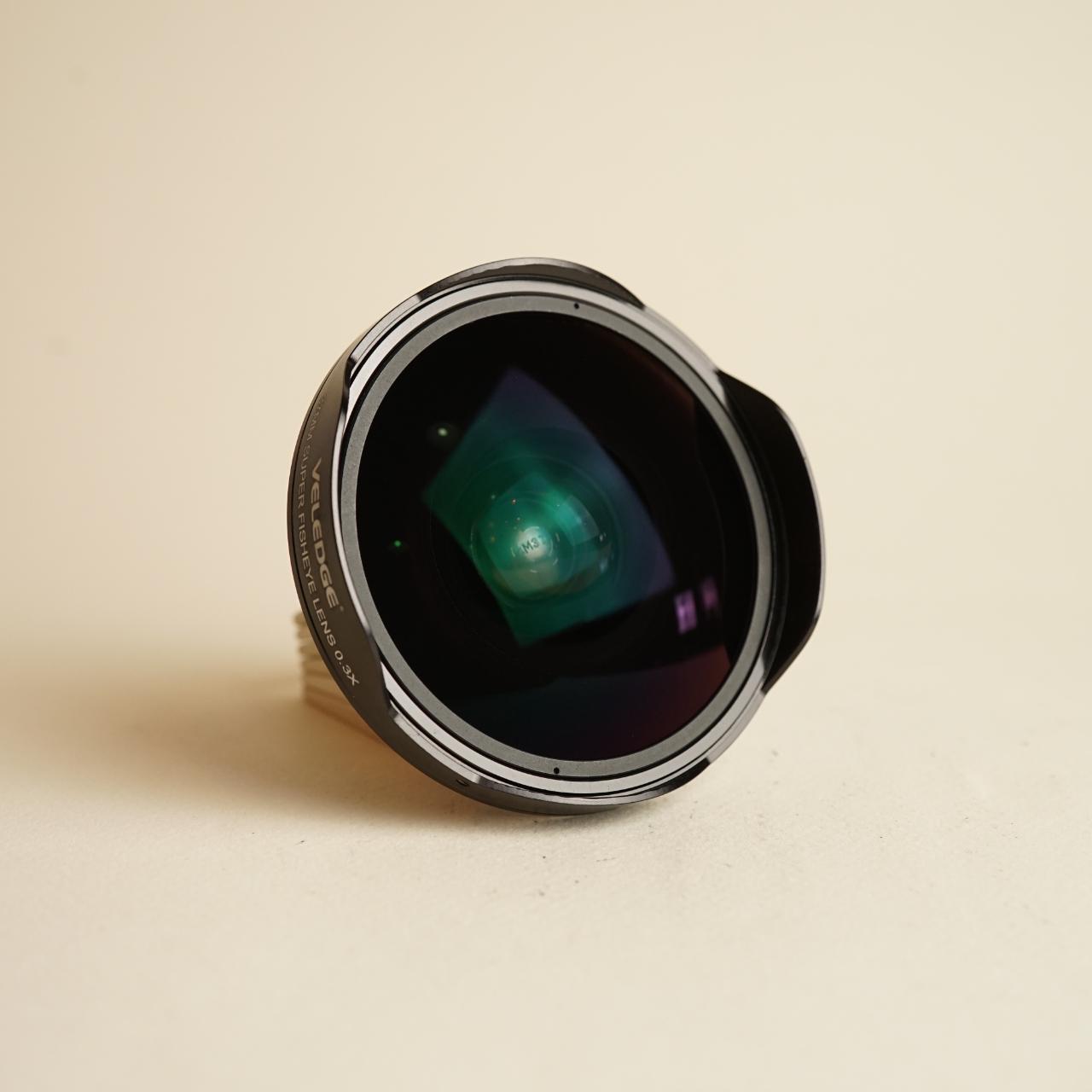 37mm Super Fisheye Lens 0.3x for Camcorder | NEW | Black