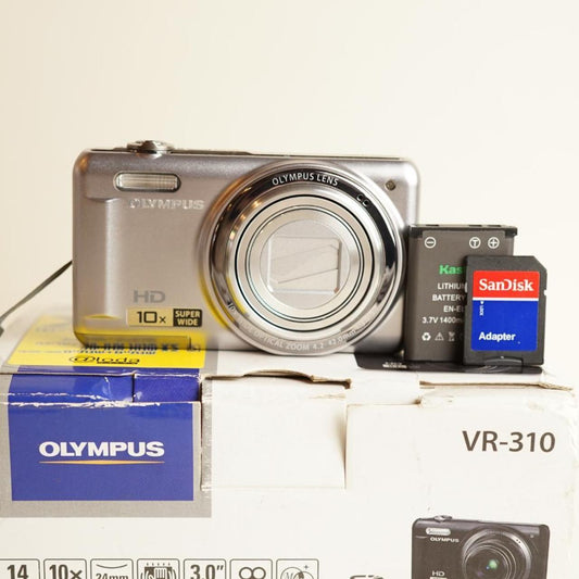 Olympus VR-310 Digital Camera | 14MP | Tested & Working | Silver