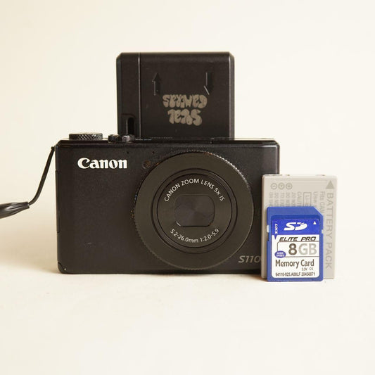 Canon PowerShot S110 Digital Camera | 12.1MP | Tested & Working | Black