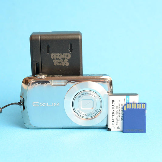 Casio Exilim EX-S5 Digital Camera | 10.1MP | Tested & Working | Silver