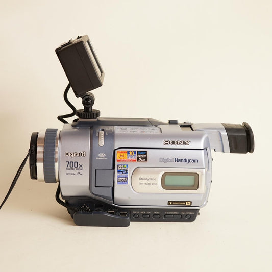 Sony Handycam DCR-TRV340 Digital8 Camcorder with Tapeless Setup | Camcorder | Tested & Working | Silver