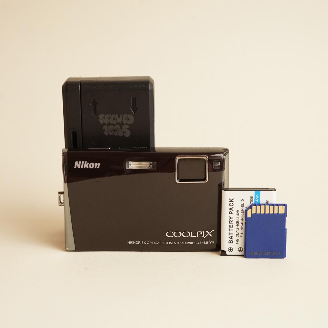 Nikon Coolpix S60 Digital Camera | 10MP | Tested & Working | Brown