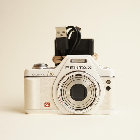 Pentax Optio I-10 Digital Camera | 12.1MP | Tested & Working | White