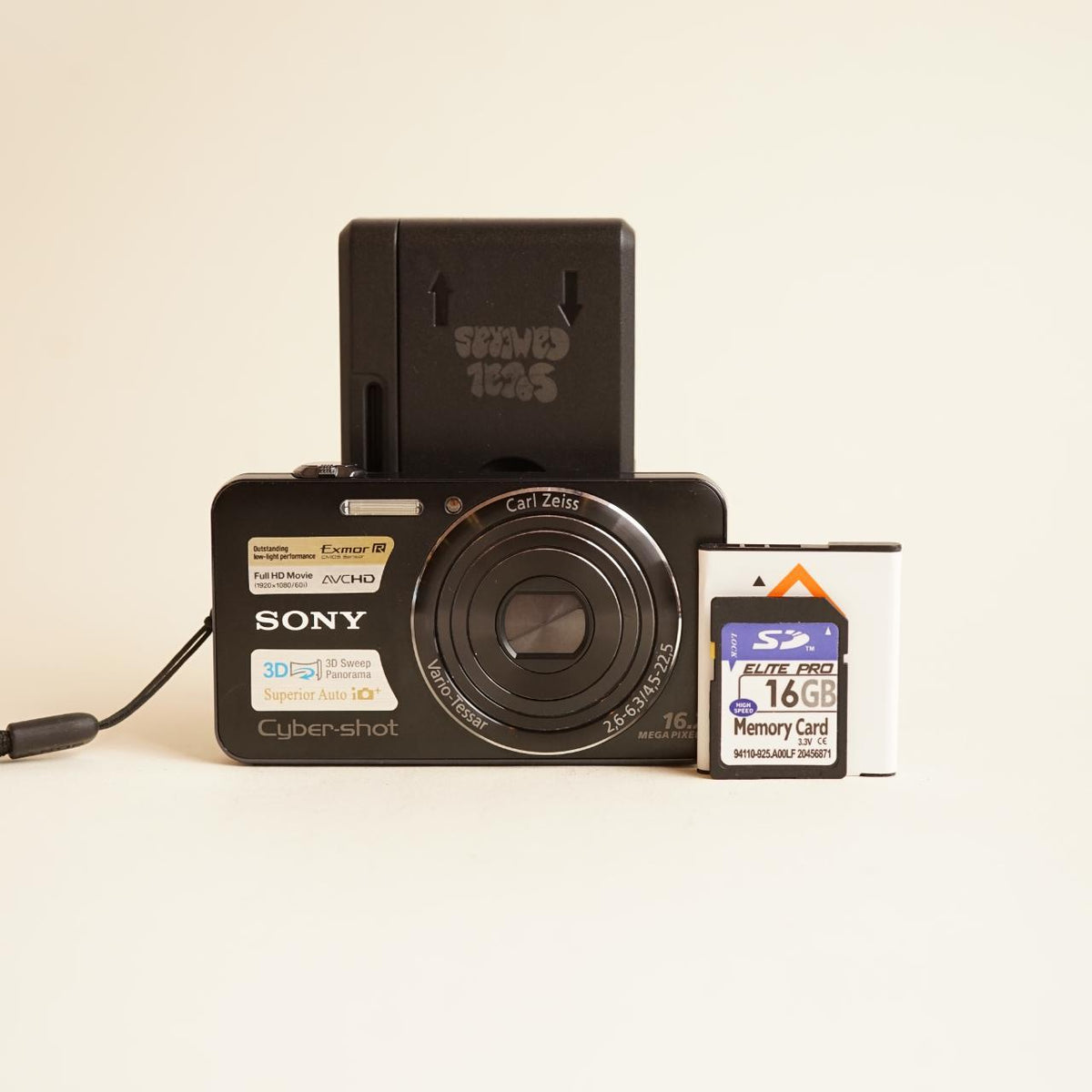 Sony Cyber-shot DSC-WX50 Digital Camera | 16.2MP | Tested & Working | Black