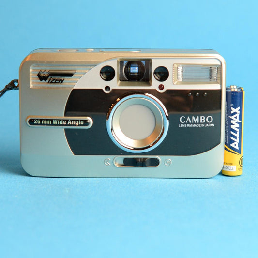 Wizen Cambo 35mm Film Camera | Point and Shoot | Tested & Working | Cream