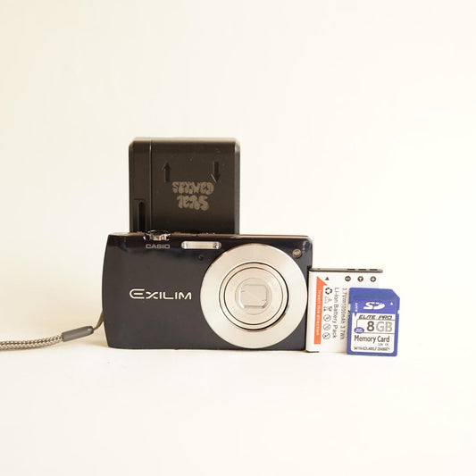 Casio Exilim EX-S200 Digital Camera | 14.1MP | Tested & Working | Black