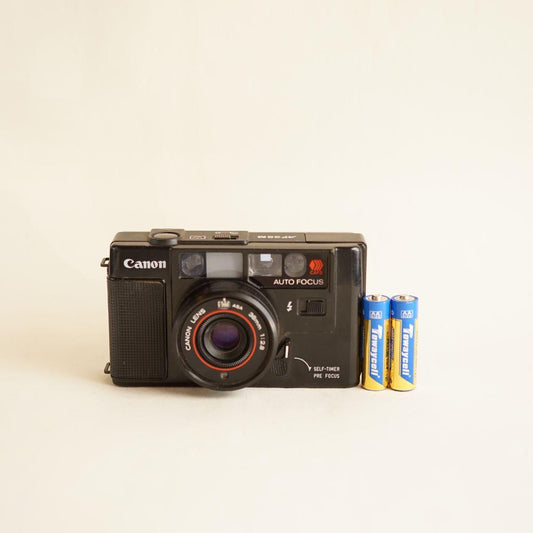 Canon AF35M Film Camera | 35mm Point & Shoot | Tested & Working | Black