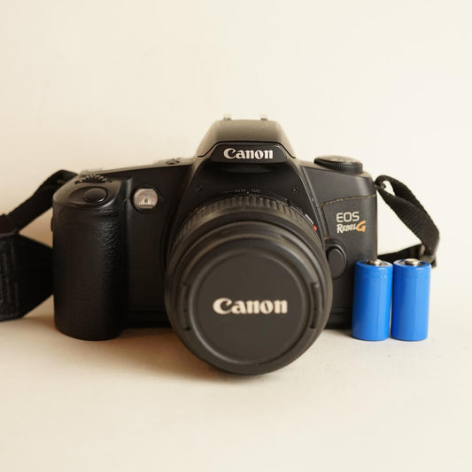 Canon EOS Rebel G 35mm SLR Film Camera | Tested & Working | Black