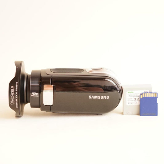 Samsung SMX-F33BN Digital Camcorder with Fisheye Lens | Tested & Working | Black