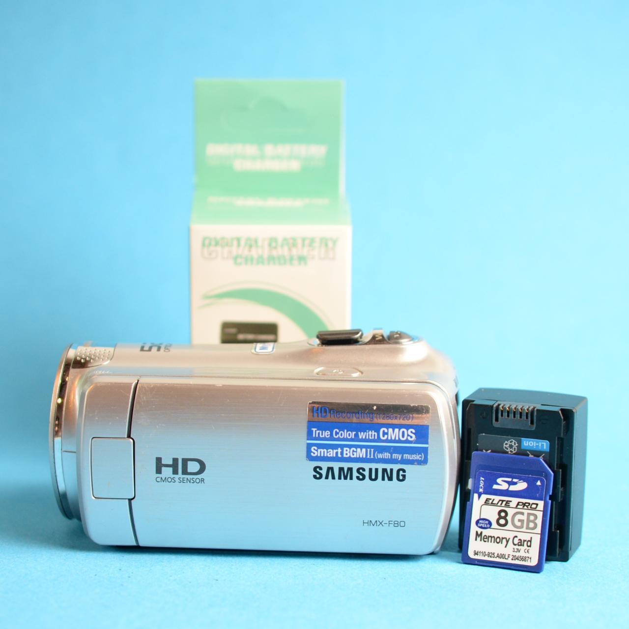 Samsung HMX-F80 Camcorder | HD Video | Tested & Working | Silver