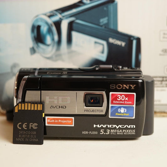 Sony HandyCam HDR-PJ200 Camcorder | Camcorder | Read Description | Black