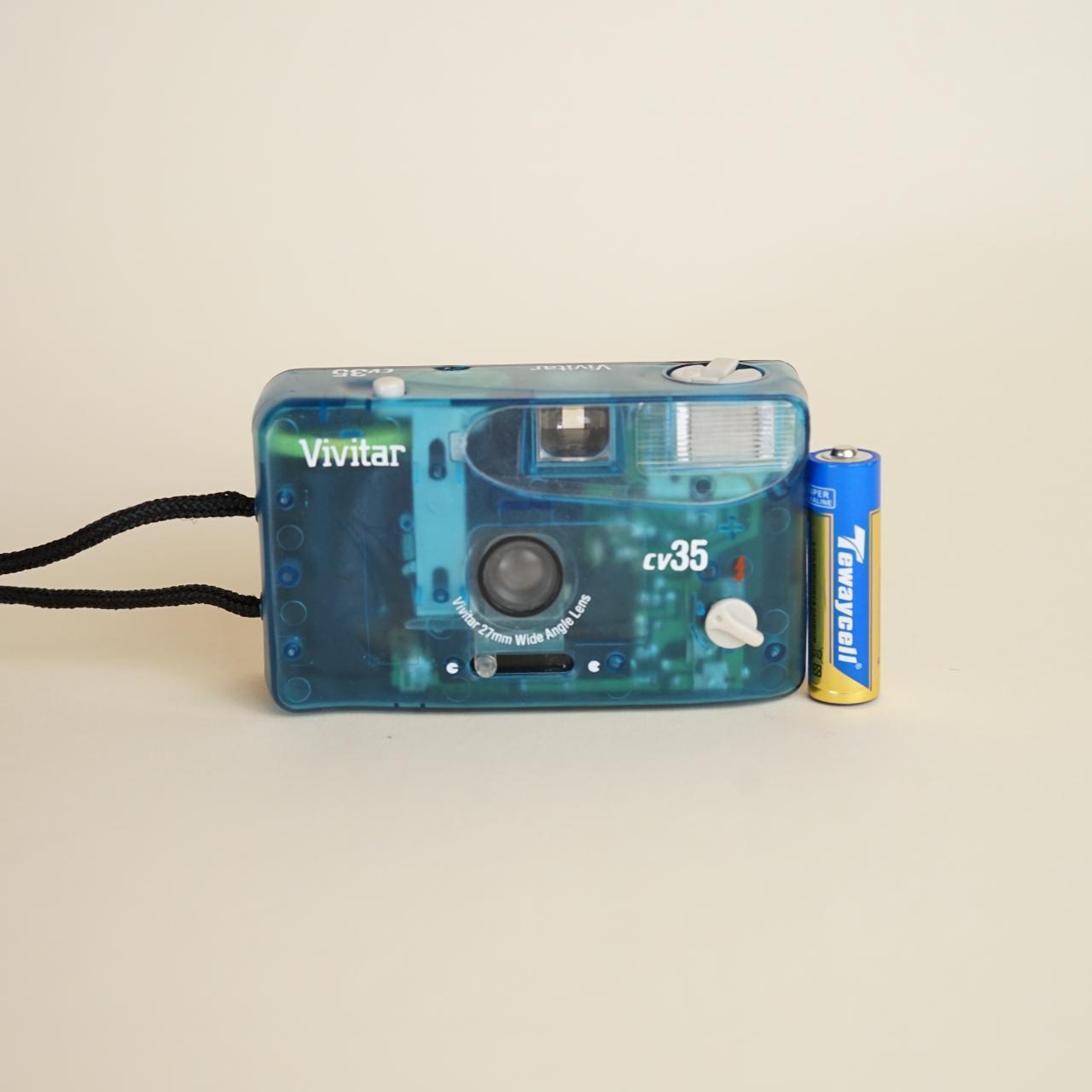 Vivitar CV35 | 35mm Film Camera | Point and Shoot | Blue