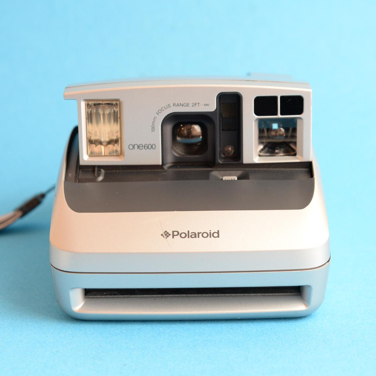 Polaroid One 600 Instant Camera | Tested & Working | Silver
