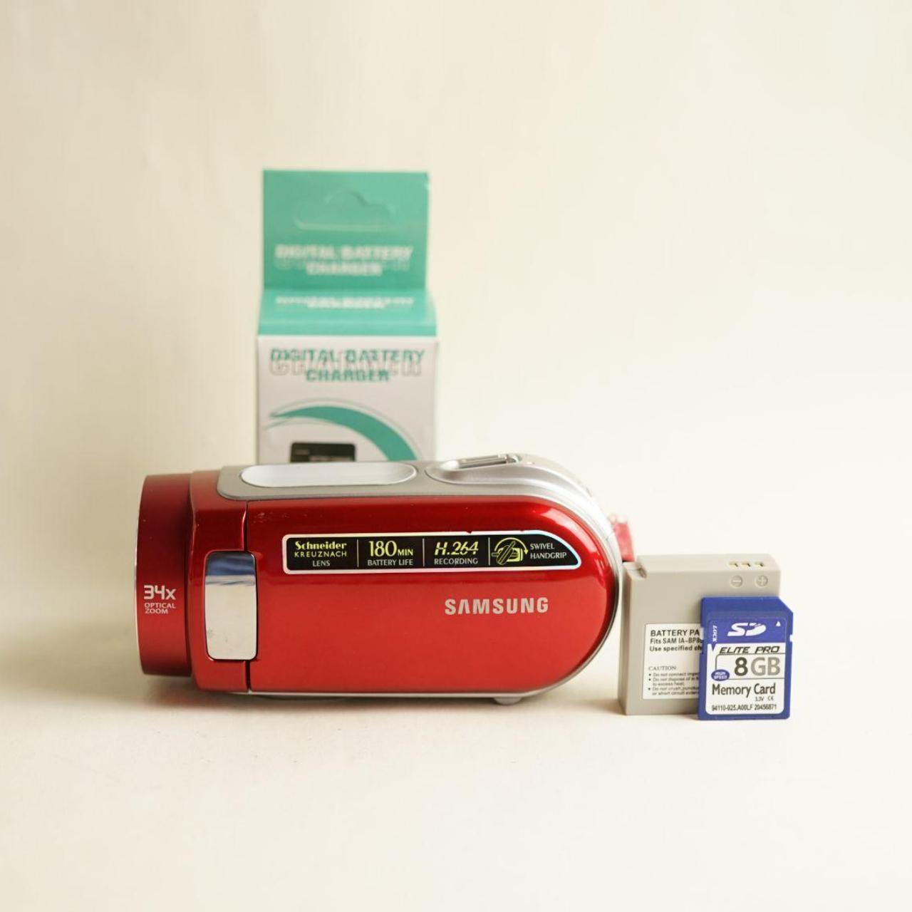 Samsung SC-MX20ER Digital Camcorder | Tested & Working | Red