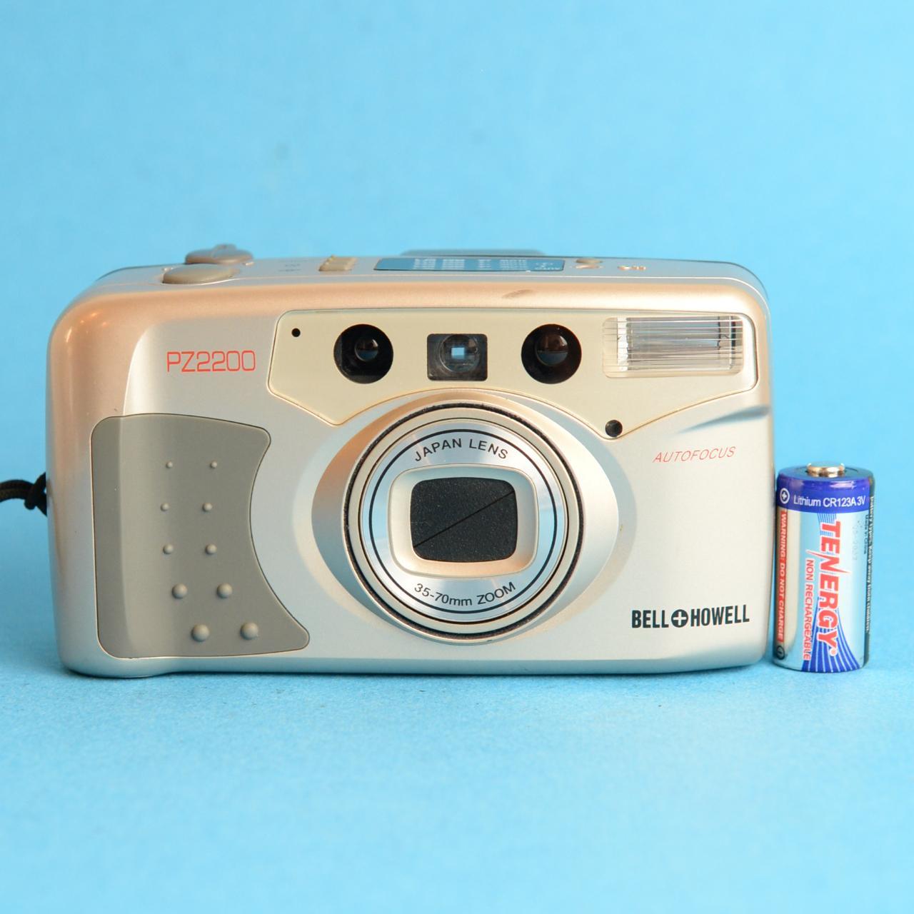 Bell + Howell PZ2200 Film Camera | 35mm | Tested & Working | Silver