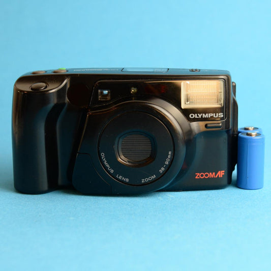 Olympus infinity zoom 230 35mm Film Camera | Point and Shoot | Tested and Working | Black