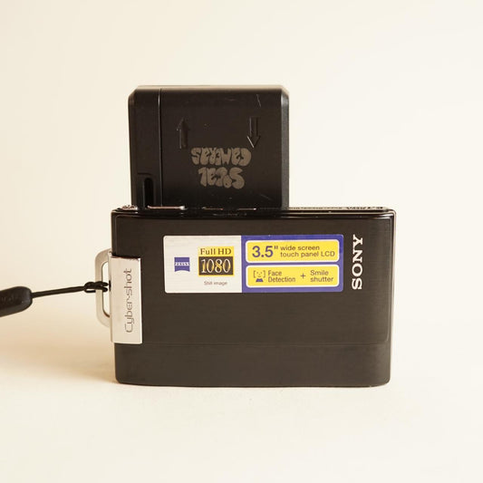 Sony Cyber-shot DSC-T200 Digital Camera | 8.1MP | Tested & Working | Black
