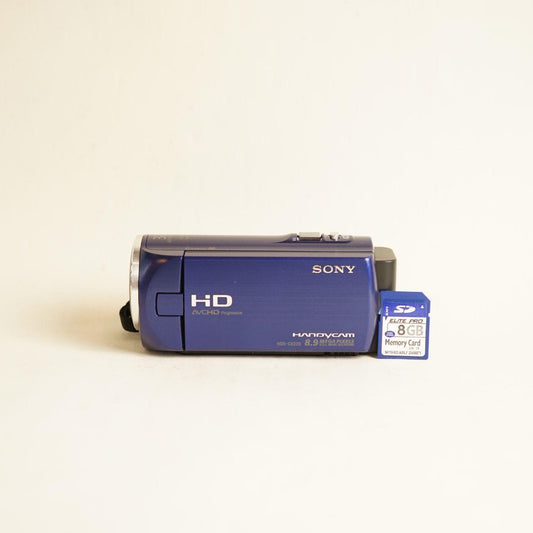 Sony Handycam HDR-CX220 Digital Camcorder | Tested & Working | Blue