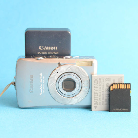 Canon PowerShot SD630 Digital Camera | 6MP | Read Description | Silver