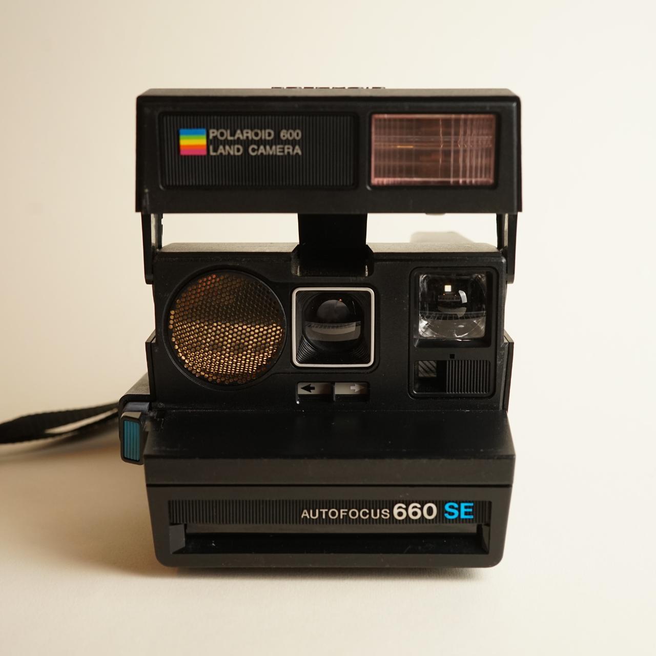 Polaroid Autofocus 660 SE Instant Camera | Tested & Working | Black