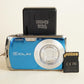 Casio Exilim EX-S5 | 10MP Digital Camera | Tested & Working | Blue