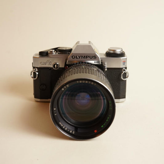 Olympus OM-G Film Camera | 35mm SLR | Tested & Working | Black & Silver