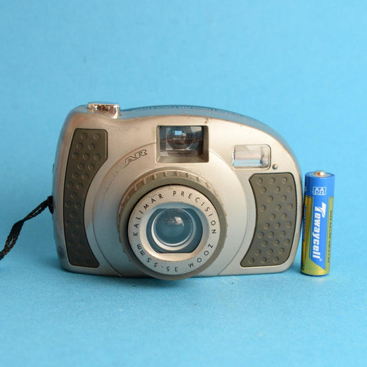 Kalimar 35mm Film Camera | 35-55mm Zoom | Tested & Working | Silver & Grey