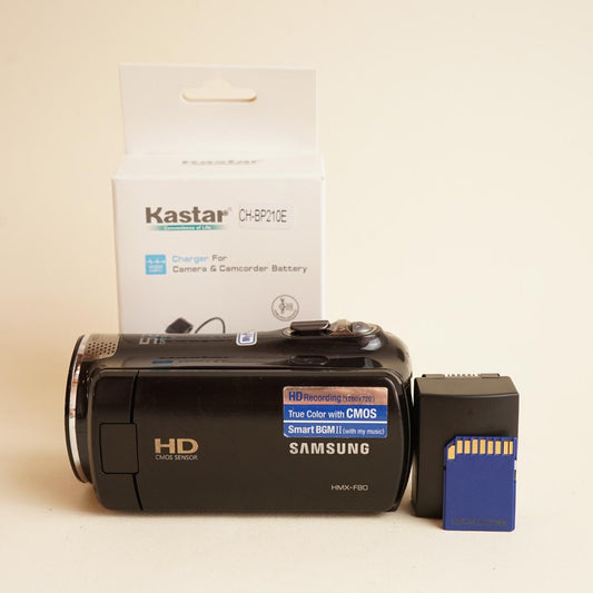 Samsung HMX-F80 Camcorder | HD Video | Tested & Working | Black