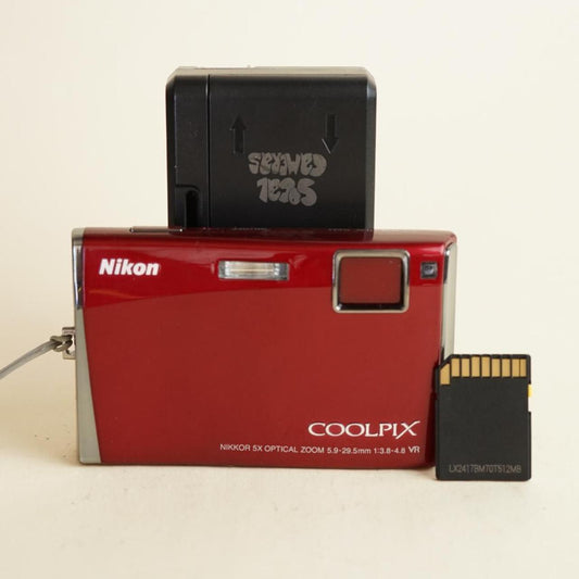 Nikon Coolpix S60 | 10MP Digital Camera | Test & Working | Silver