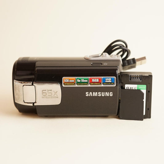 Samsung SMX-F44BN Digital Camcorder | Tested & Working | Black