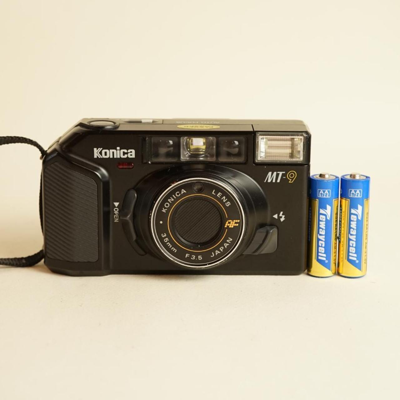 Konica MT-9 Film Camera | 35mm Point & Shoot | Black | Tested & Working
