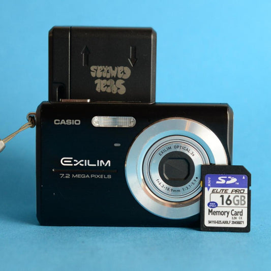 Casio Exilim EX-Z75 Digital Camera | 7.2MP | Tested & Working | Black