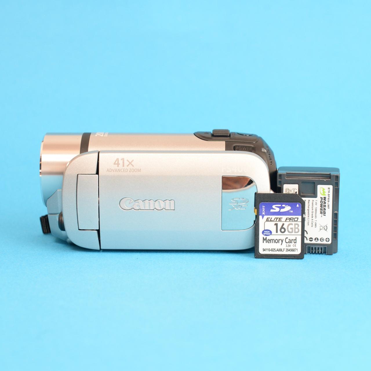 Canon FS400 Digital Camcorder | SD Video | Tested & Working | Silver