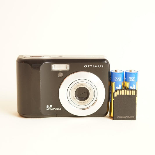 Optimus Digital Still Camera | 8MP | Tested & Working | Black